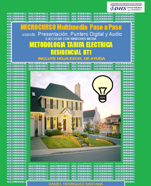 17. Microcurso  TARIFAS ELECTRICA RESIDENCIAL BT1(4min-31sg)  ( con Hoja Excel )