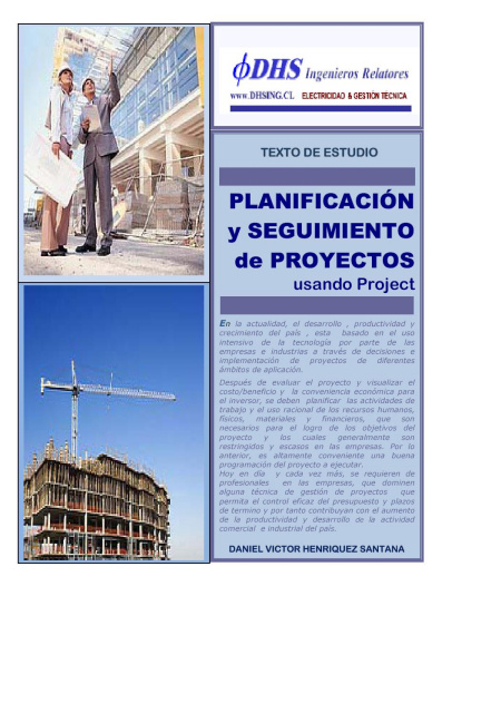 13. PLANIFICACION Y SEGUIMIENTO DE PROYECTOS usando PROJECT pgs 91