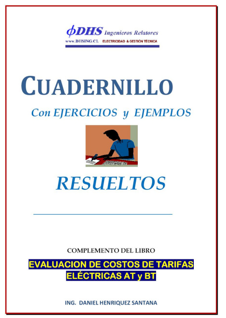 11. CUADERNILLO  EJERCICIOS RESUELTOS ( TARIFAS ELECTRICAS AT y BT )